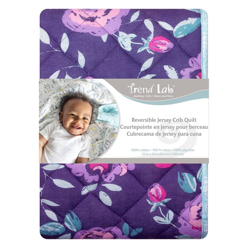 Trend Lab Reversible Baby Quilt - Floral