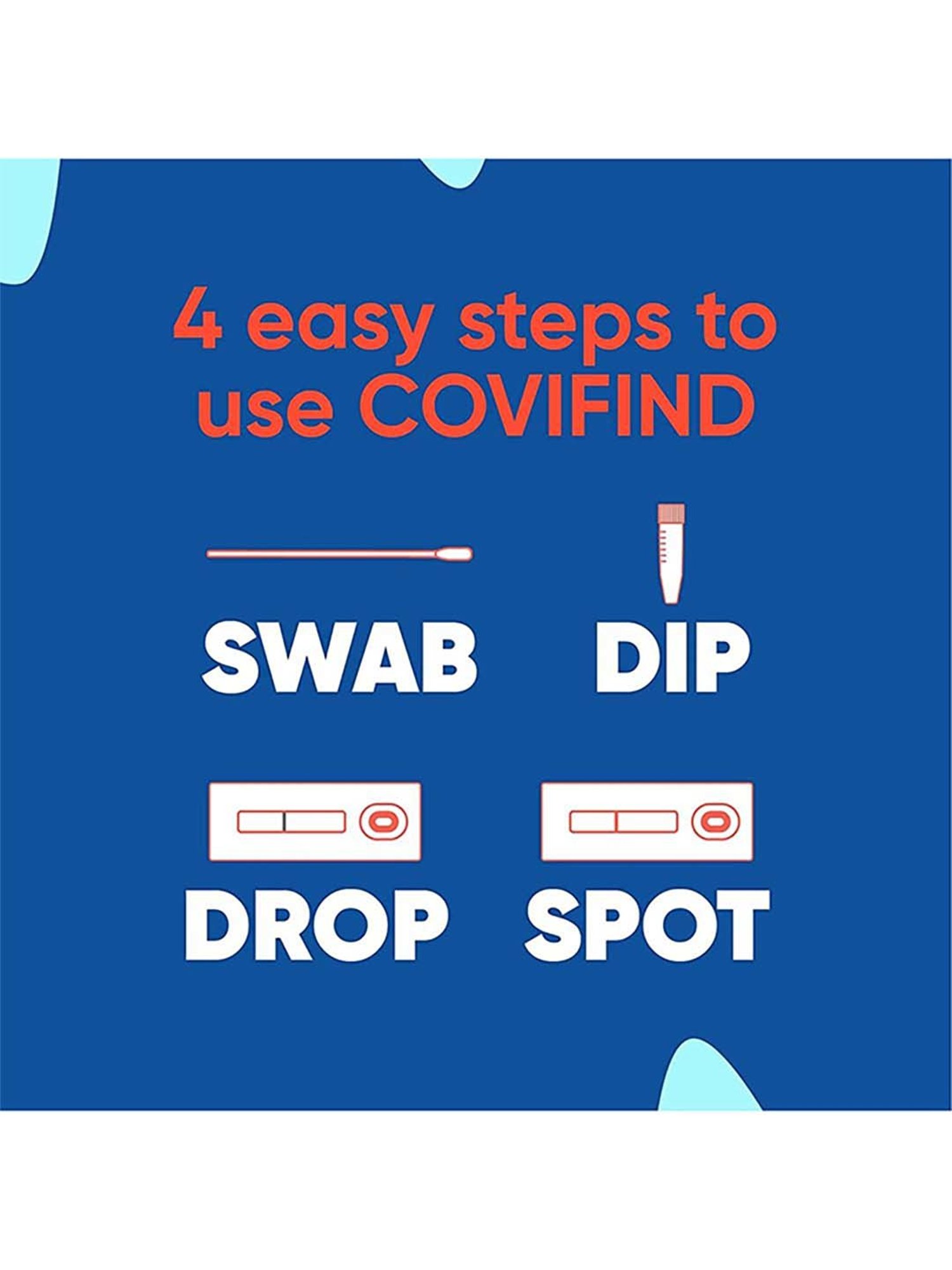 CoviFind Covid19 Rapid Antigen and Covid Test Kit ICMR Approved - Pack of 10