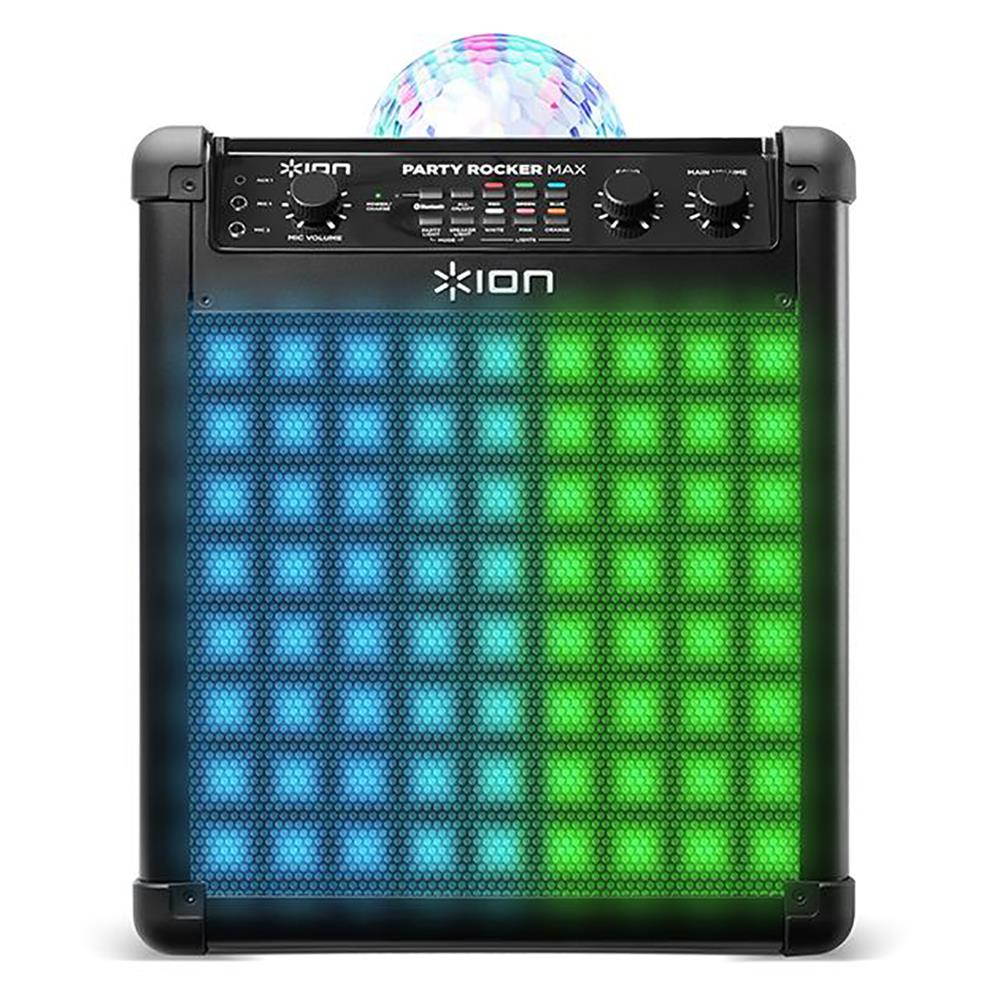 Ion PARTYRCKRMAX Wireless Rechargeable Speaker with Multi-Effect Party Lights