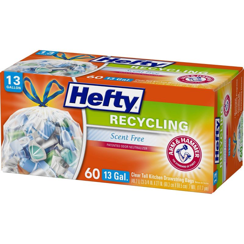 Hefty Strong Extra Large Drawstring Trash Bags - 33 Gallon - 26ct