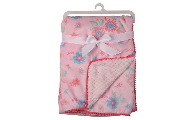 Laura Ashley La Floral Print With Pom Pom Pink