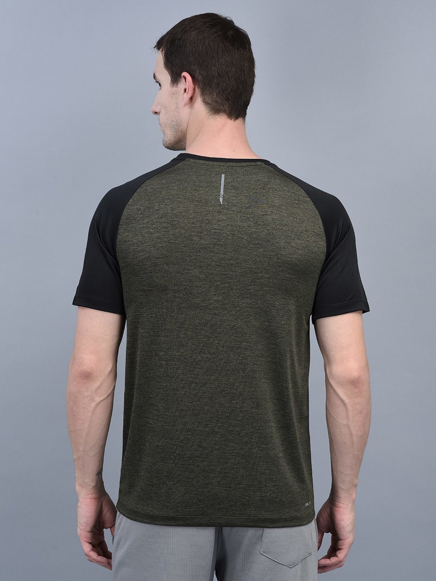 Force NXT Multicolored Regular Fit Colour Block Sports T-Shirt - Pack Of 3