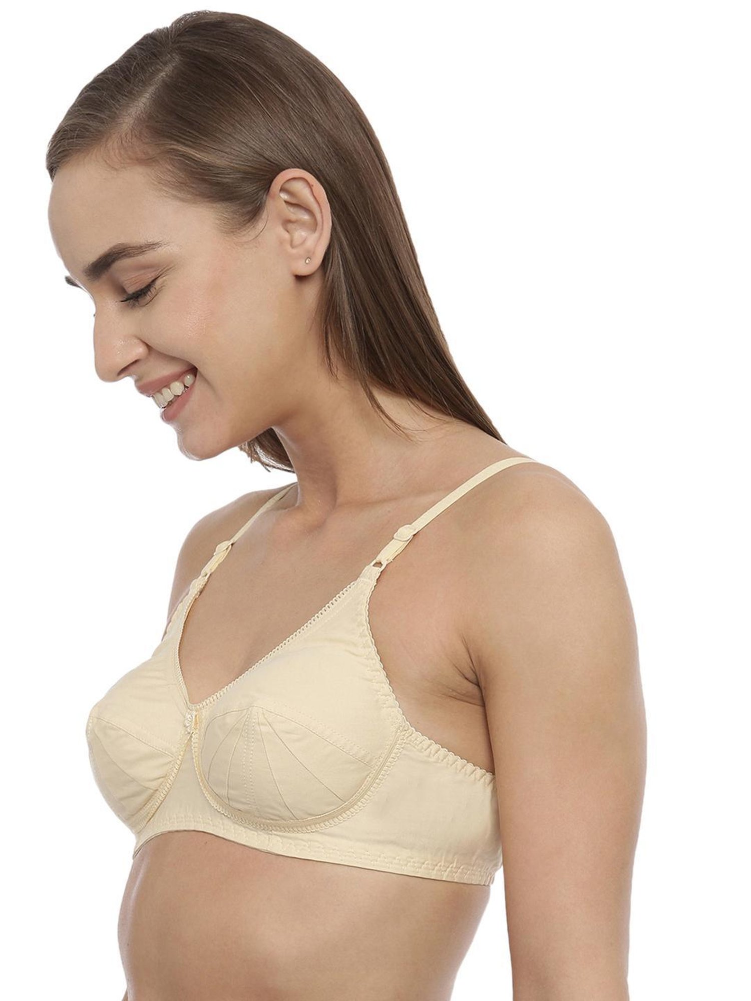 BLOSSOM Beige Full Coverage Everyday Bra