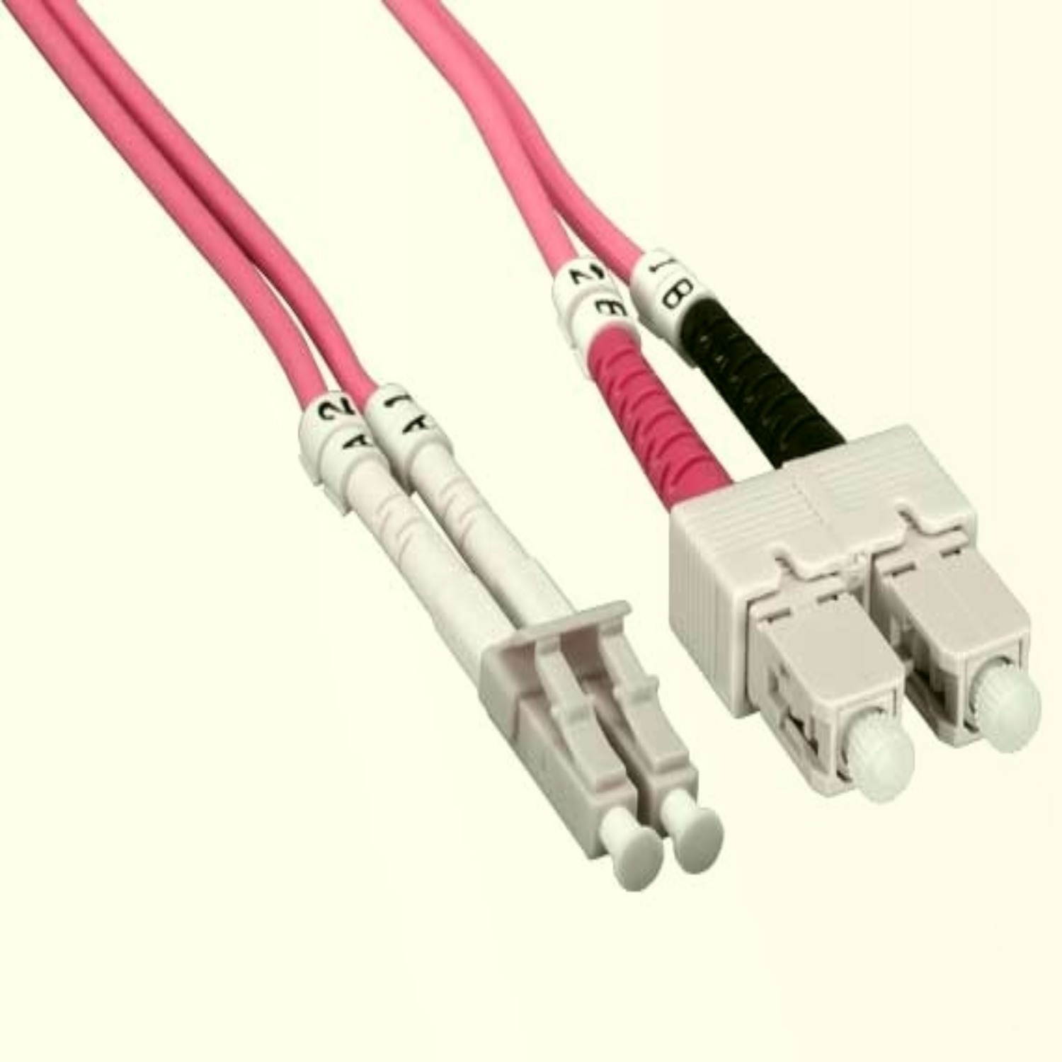 SANOXY Cables and Adapters; 3m LC/SC Duplex 50/125 Multimode OM2 Fiber Optic Cable