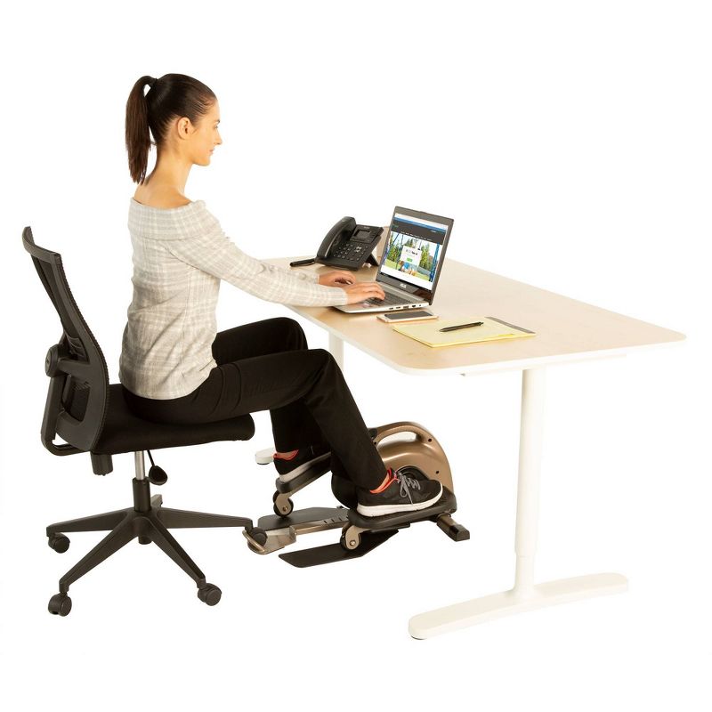 Exerpeutic Exerwork Bluetooth Desk Elliptical Machine