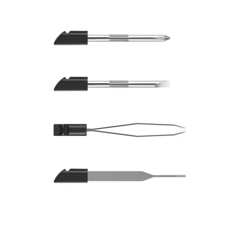 INNOKA 9-in-1 Portable Multi-Tool - Digital Scale/Corkscrew/Knife/Opener/Tweezers/SIM Card Ejector Pin/Screwdriver, Red