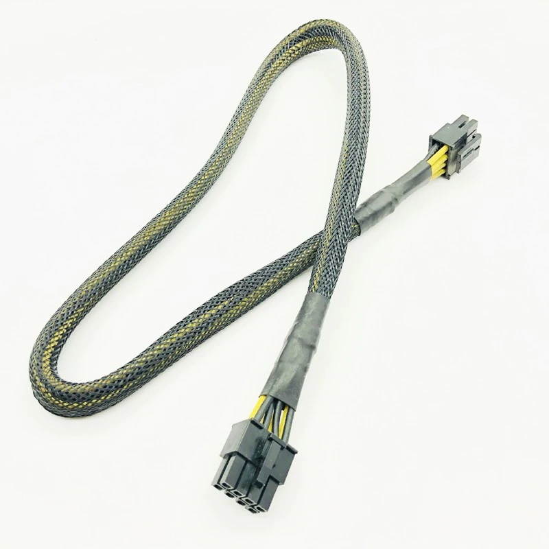 High Quality Black Sleeved CPU 8PIN 4+4PIN Modular Power Supply Cables 8Pin to 8Pin Power Cable for OCZ ZT/Great Wall 63CM 16AWG
