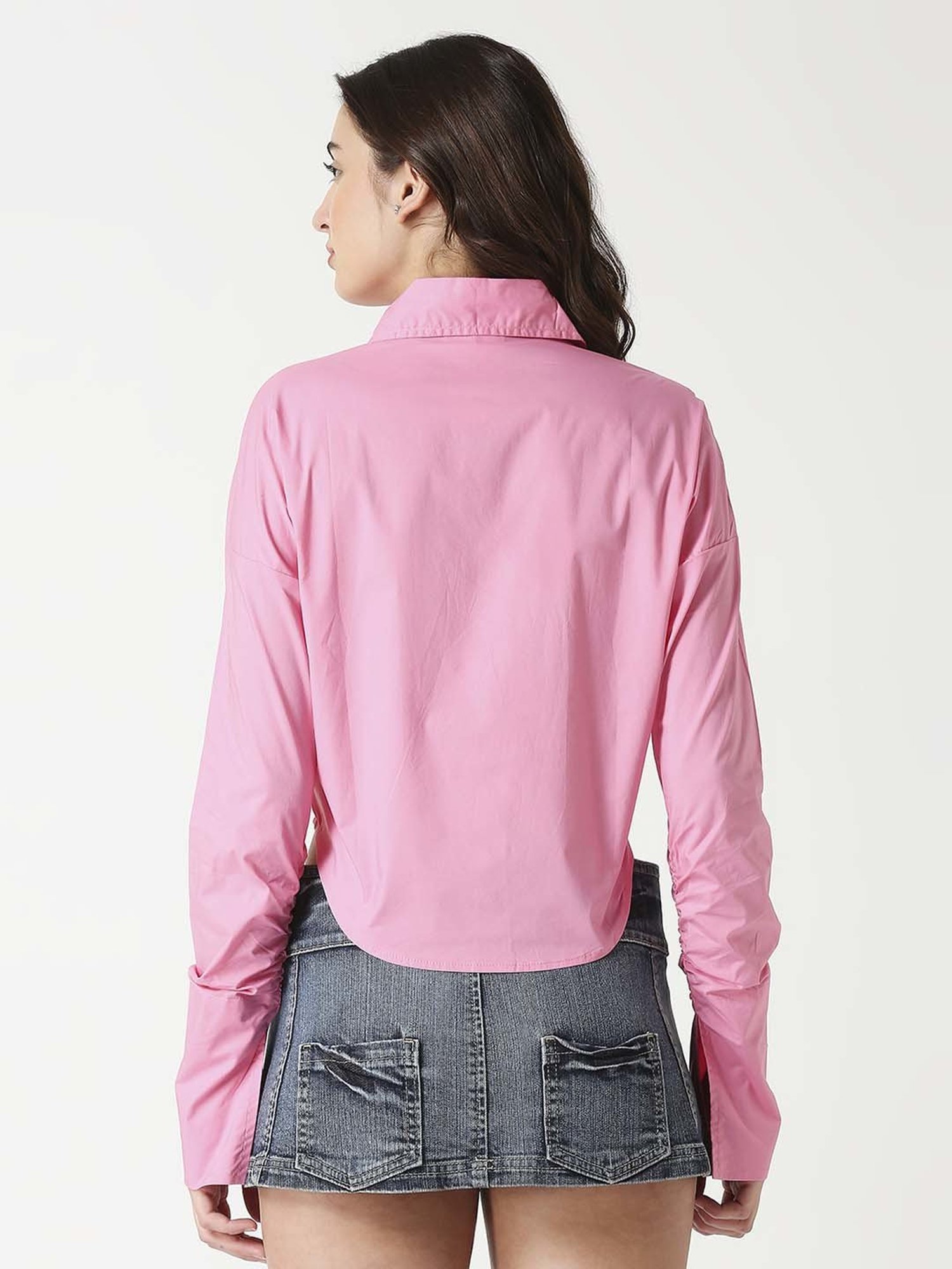 Remanika Pink Cotton Shirt