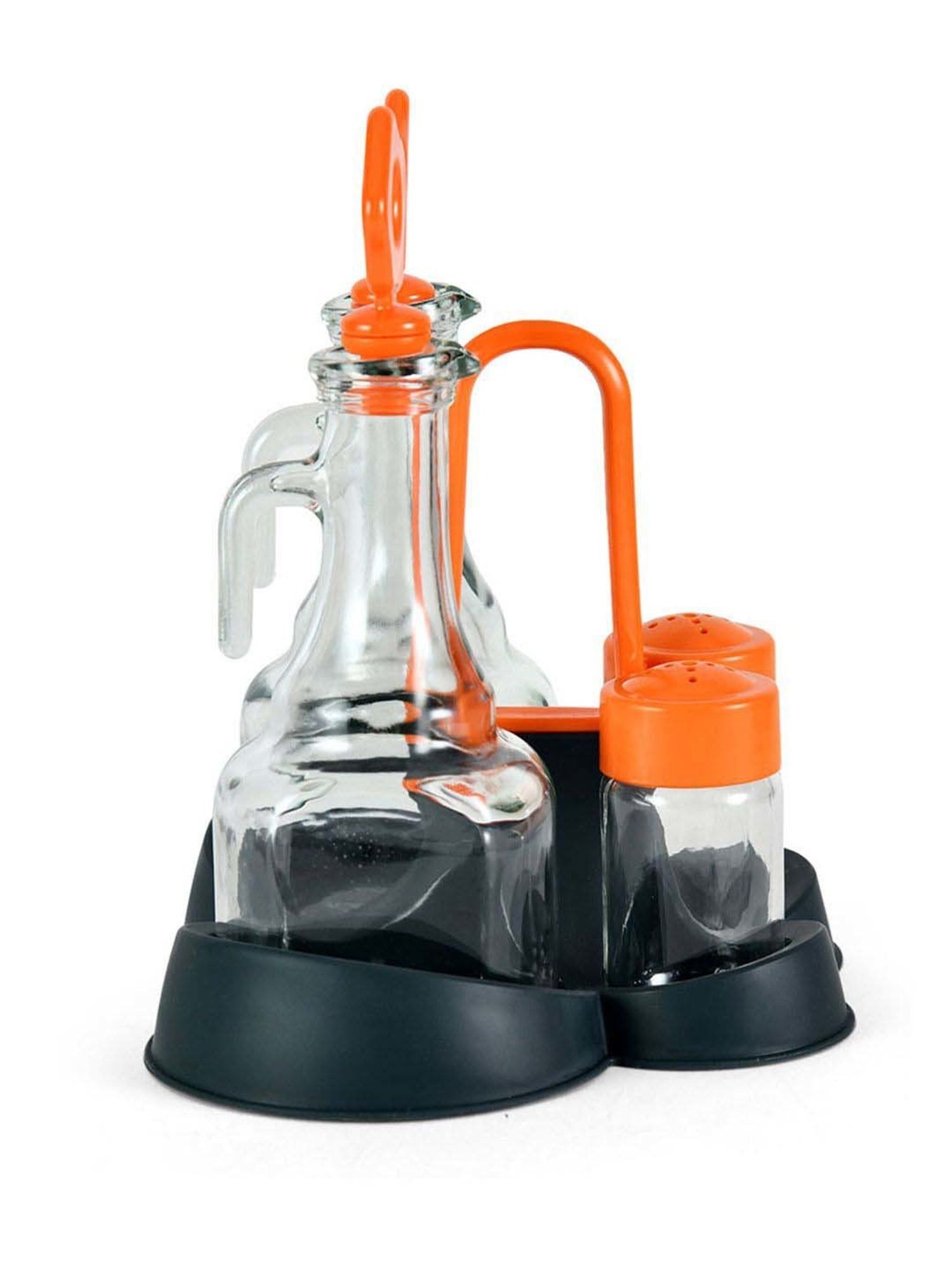 COLE & MASON White & Beige Ceramic Pourer - Set of 1