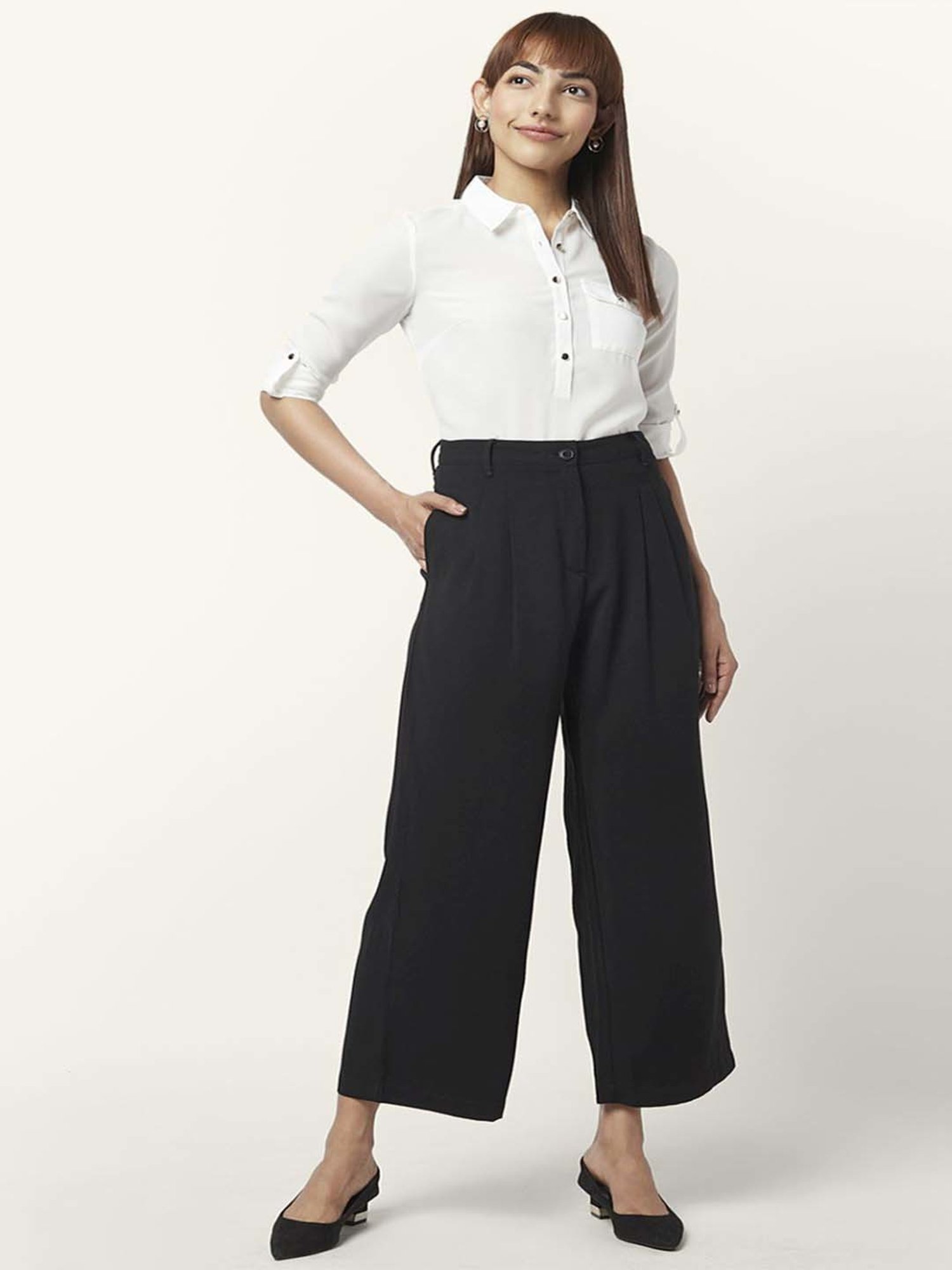 Annabelle by Pantaloons White Comfort Fit Top