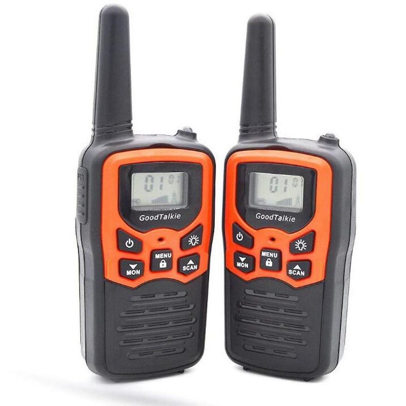 Walkie Talkies 22 Channels With 99 Privacy Codes 6v Battery Operated up to 5 Miles Range For Hiking, Hunting, Fishing, Outdoor, Indoor (Set of 2)