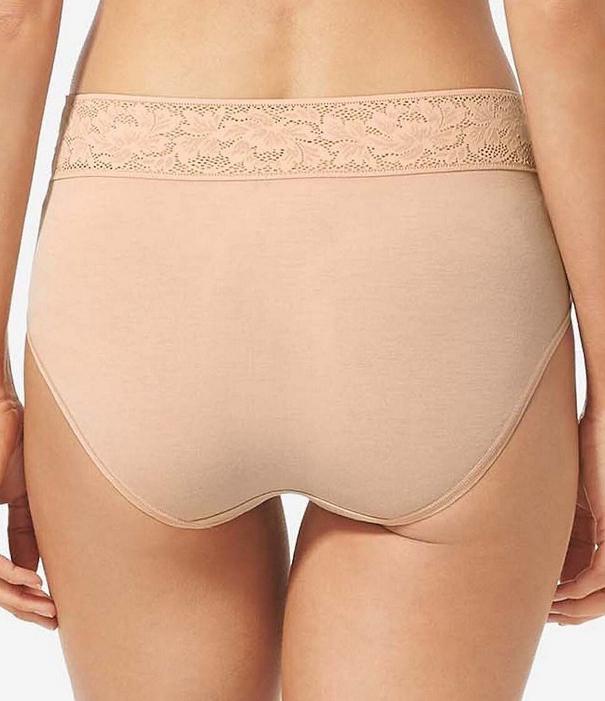 Tommy John Lace Waist Second Skin High Rise Brief Panty
