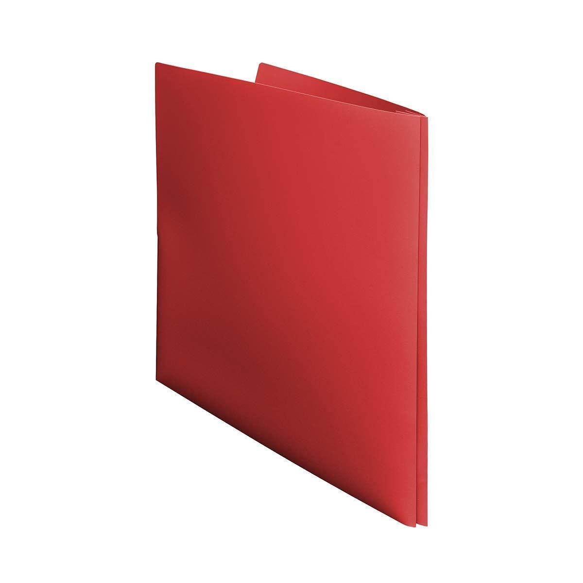 Ultra Pro - 10 Pack, RED 2-Pocket Folders with 3-Prong Fastener
