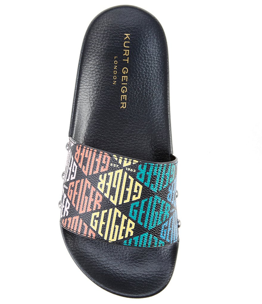 Kurt Geiger London Meena Rainbow Pool Slides
