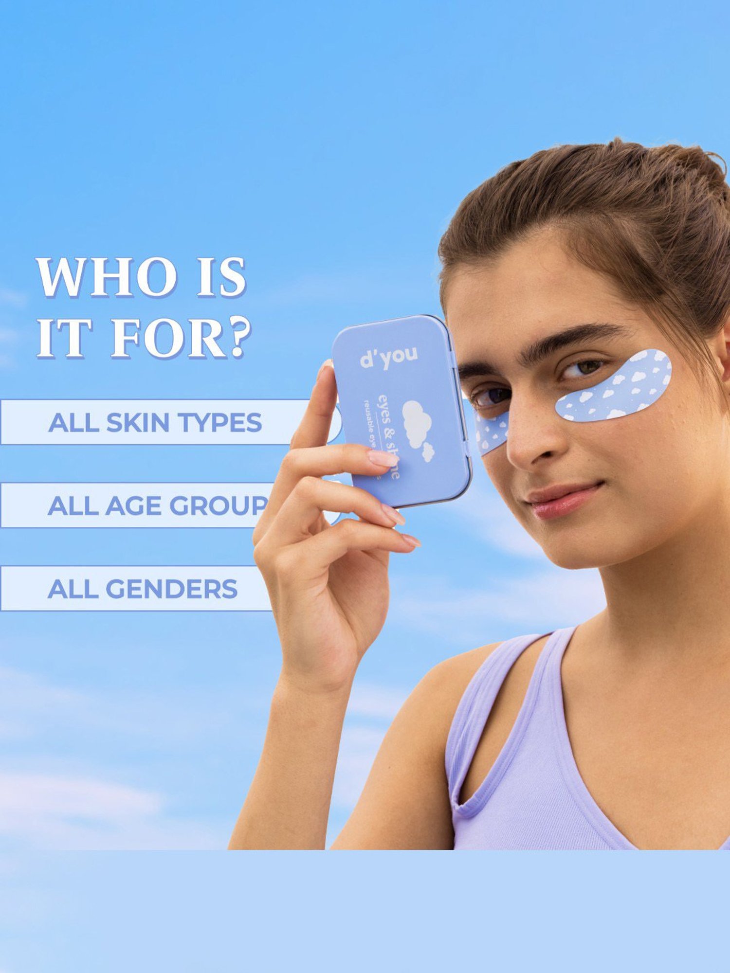 D'You Eyes & Shine Eye Patches - 2 Pieces