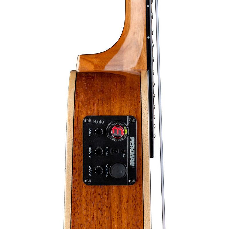 Luna Guitars Vista Deer Tropical Wood Concert Acoustic-Electric Ukulele Gloss Natural