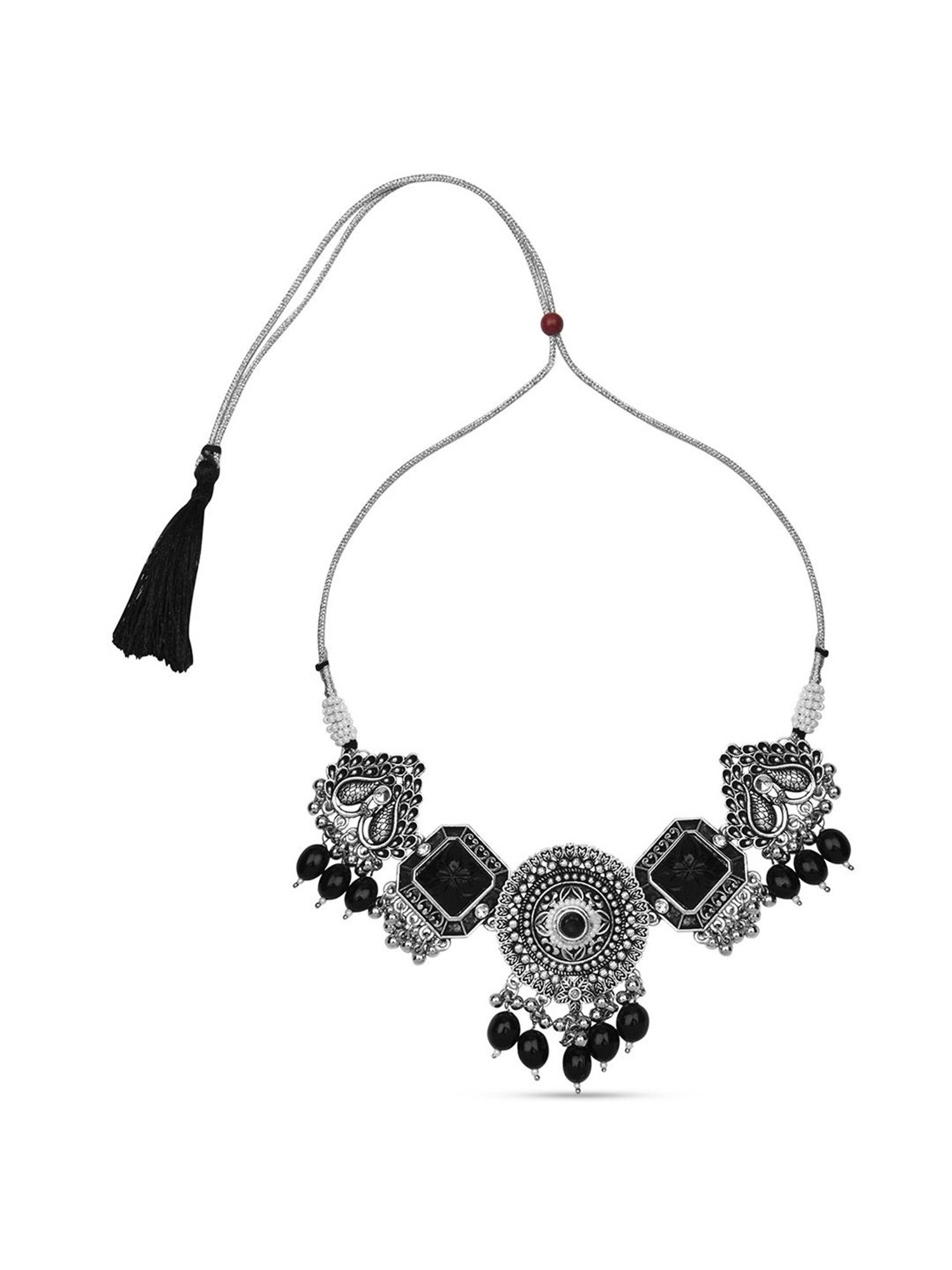 Fida Ethnic Black Jewellery Set