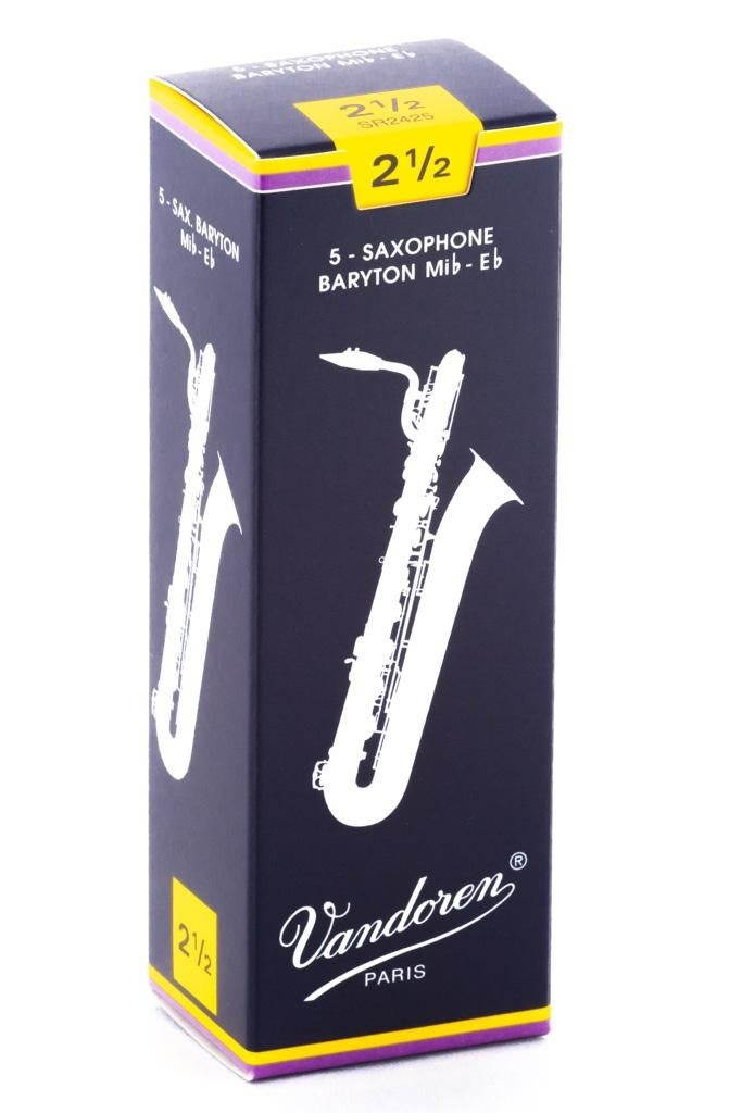 Vandoren 5 Baritone Saxophone # 2.5 Reeds