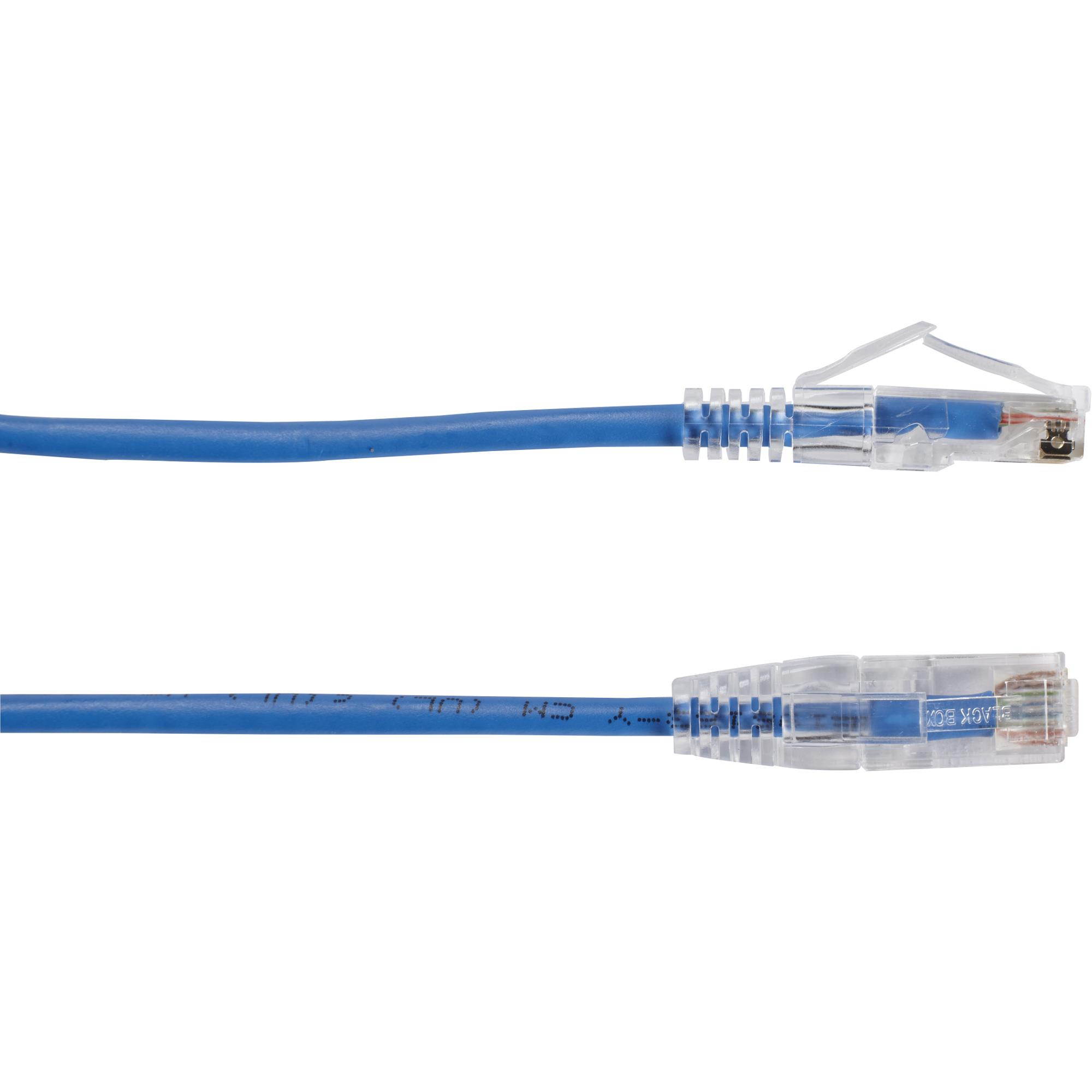 4FT BLUE CAT6A SLIM 28AWG PATCH