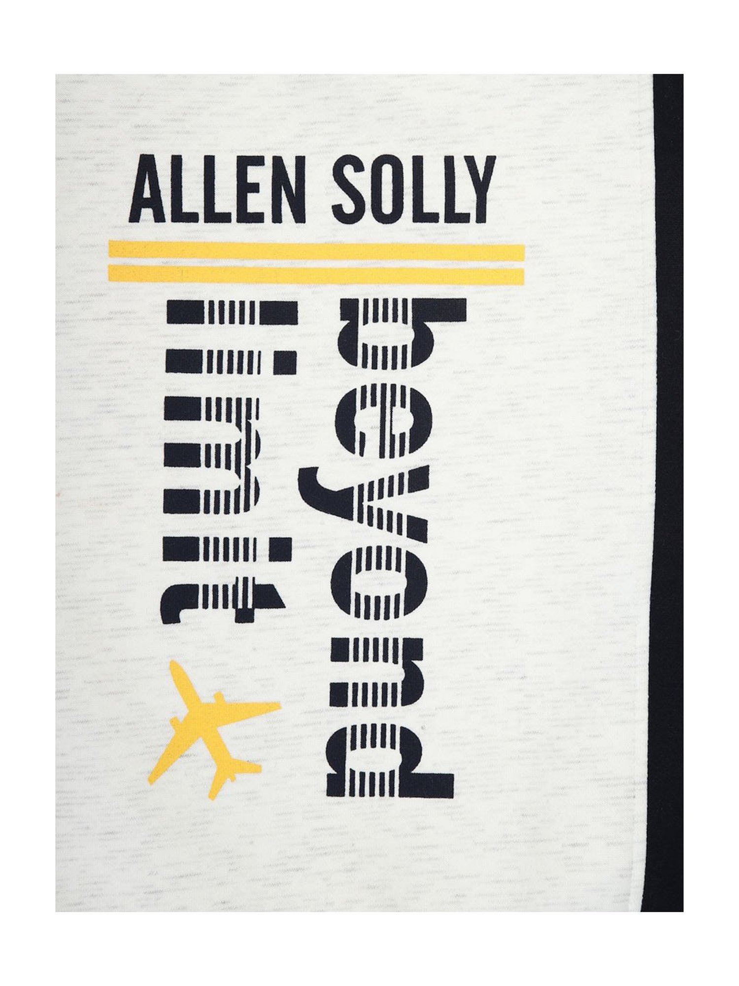 Allen Solly Junior Orange Cotton Regular Fit Full Sleeves Sweatshirt
