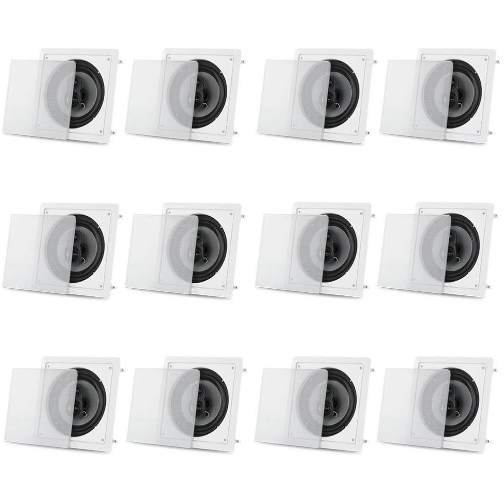 Acoustic Audio CS-I83S Flush Mount In Ceiling Speakers with 8" Woofers 6 Pair