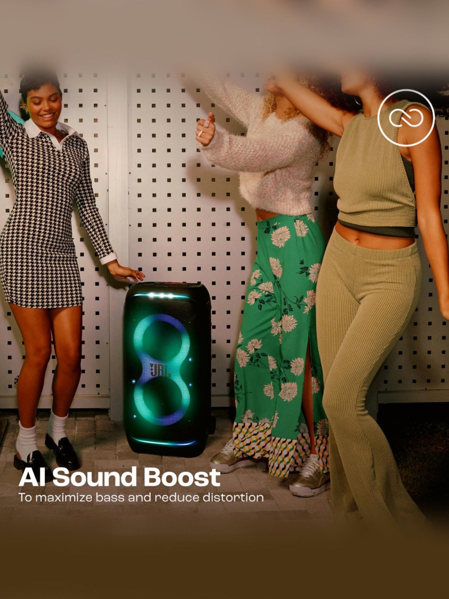 I Kall IK005 Bluetooth Tower Speaker (Brown)