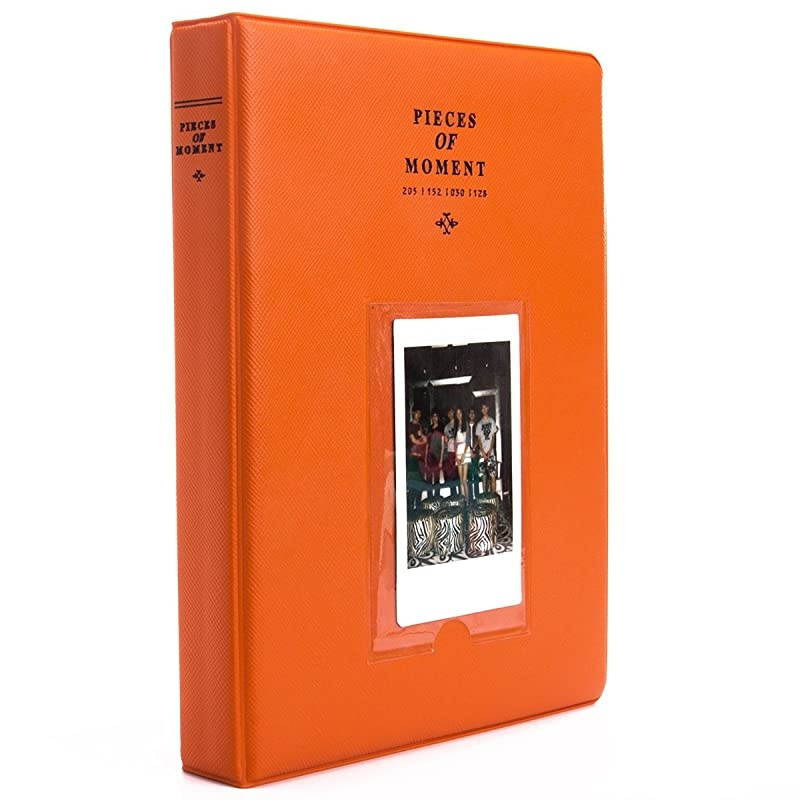 Compatible128 Pockets Photo Album for Films of Fujifilm Instax Mini 9 8 8+ 70 7s 25 50s 90, Polaroid Z2300, Polaroid PIC-300P (Blue)