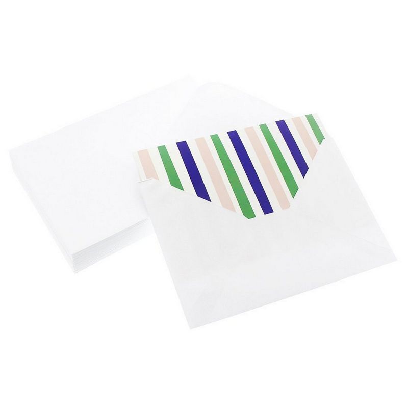 36 All Occasion Blank Greeting Card Colorful Polka Dot and Stripe Sesign 4"x6"