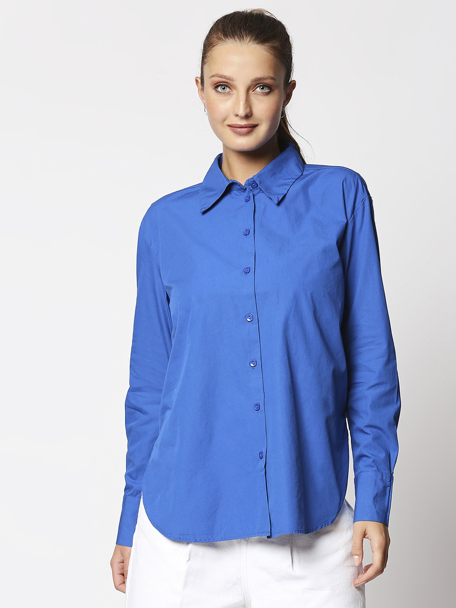 Remanika Blue Pure Cotton Shirt