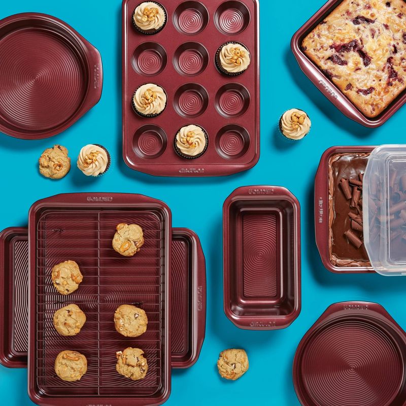 Circulon 10pc Nonstick Bakeware Set Merlot