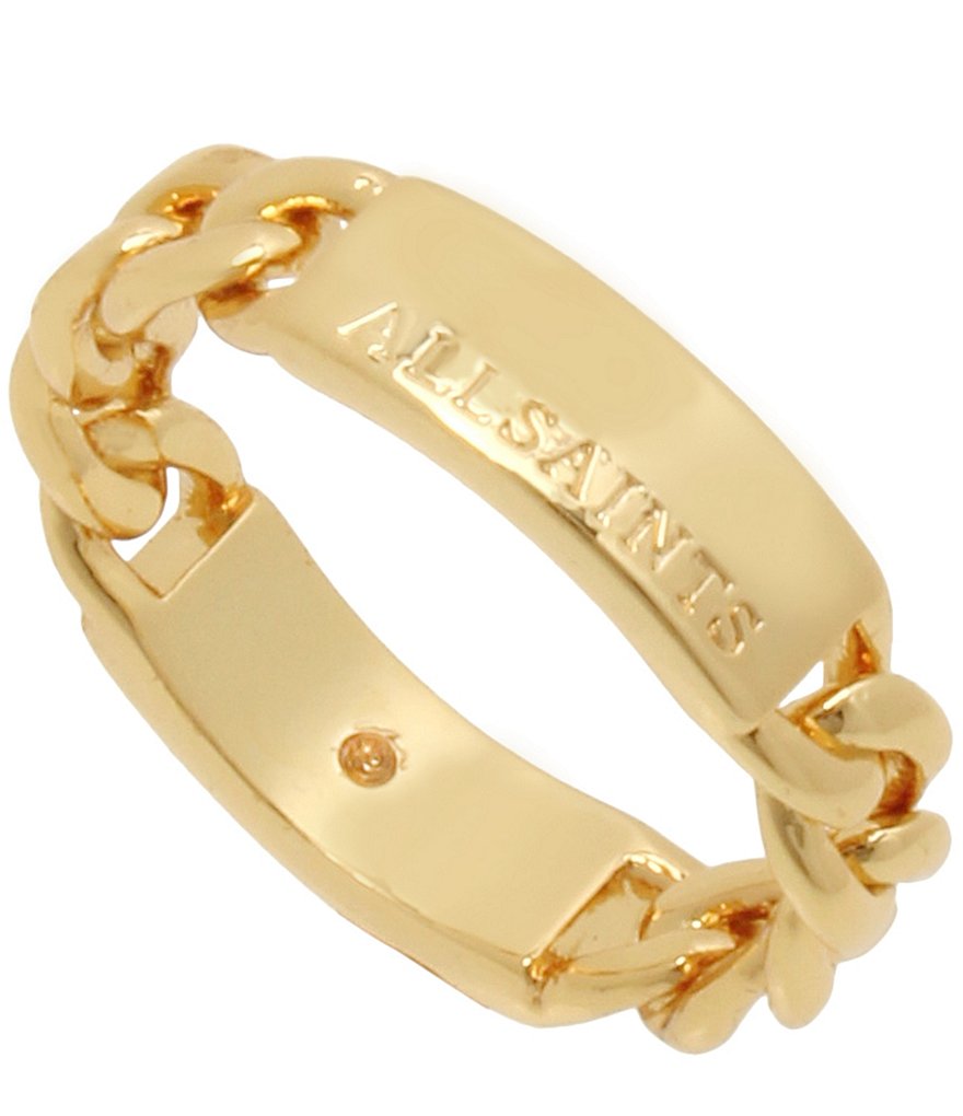 AllSaints Frozen Chain Band Ring