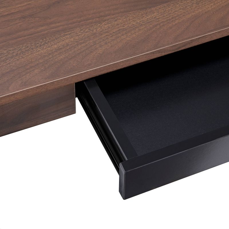 47" Adjustable Desk Walnut - Home Essentials