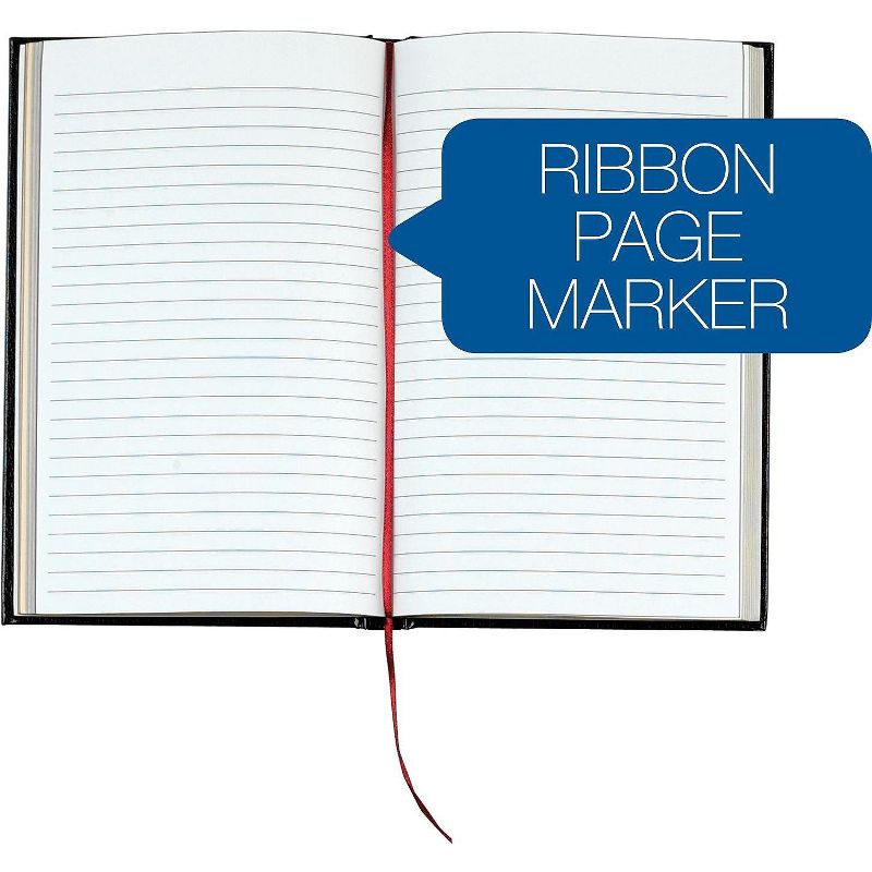 Tops Professional Journal Casebnd 80 Sheets 5"x8" Black J25558