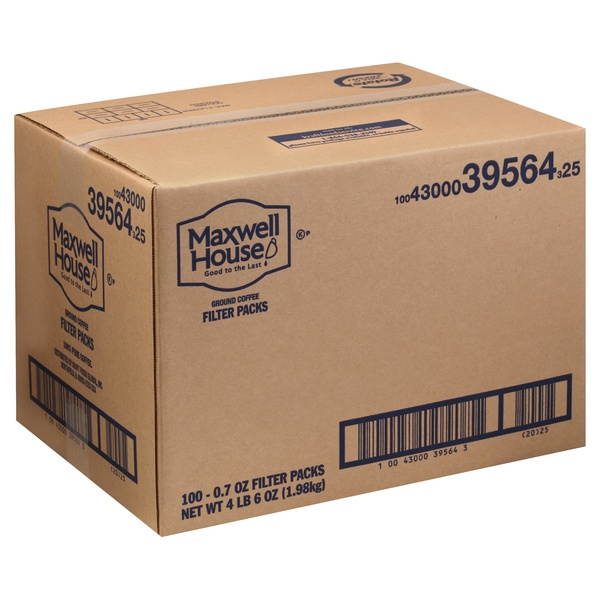 Gfic Coffee Filter Packs Regular .7oz 100/Carton 395640