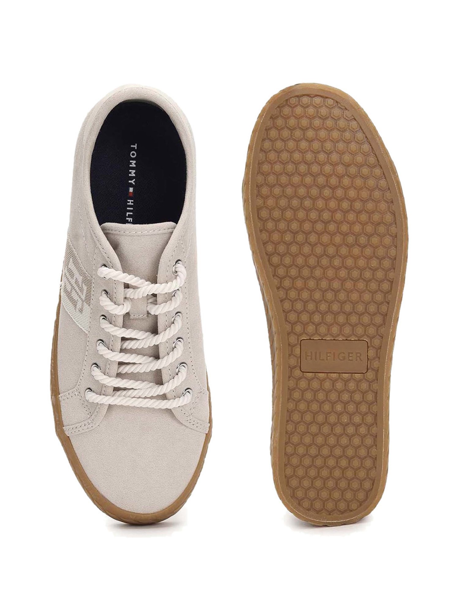 Tommy Hilfiger Women's Beige Casual Sneakers