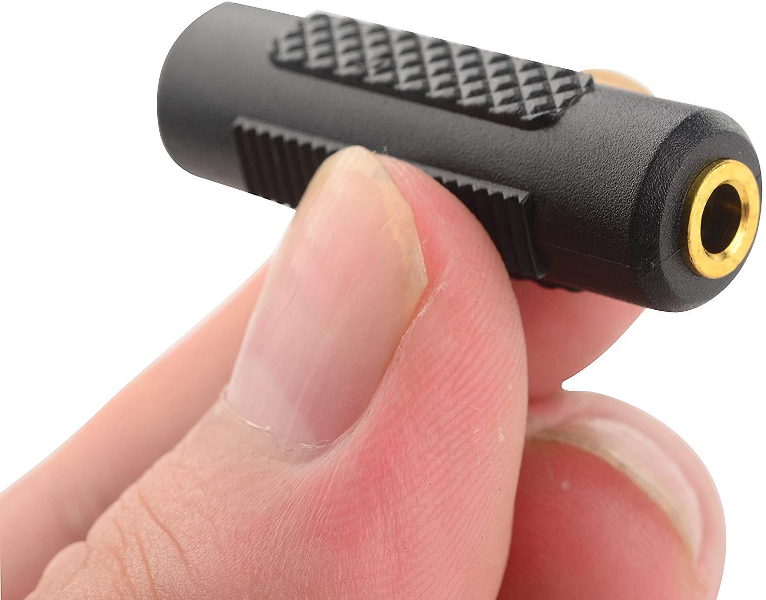 Cable Matters 10-Pack, Gold Plated 3.5 mm Stereo Audio Coupler