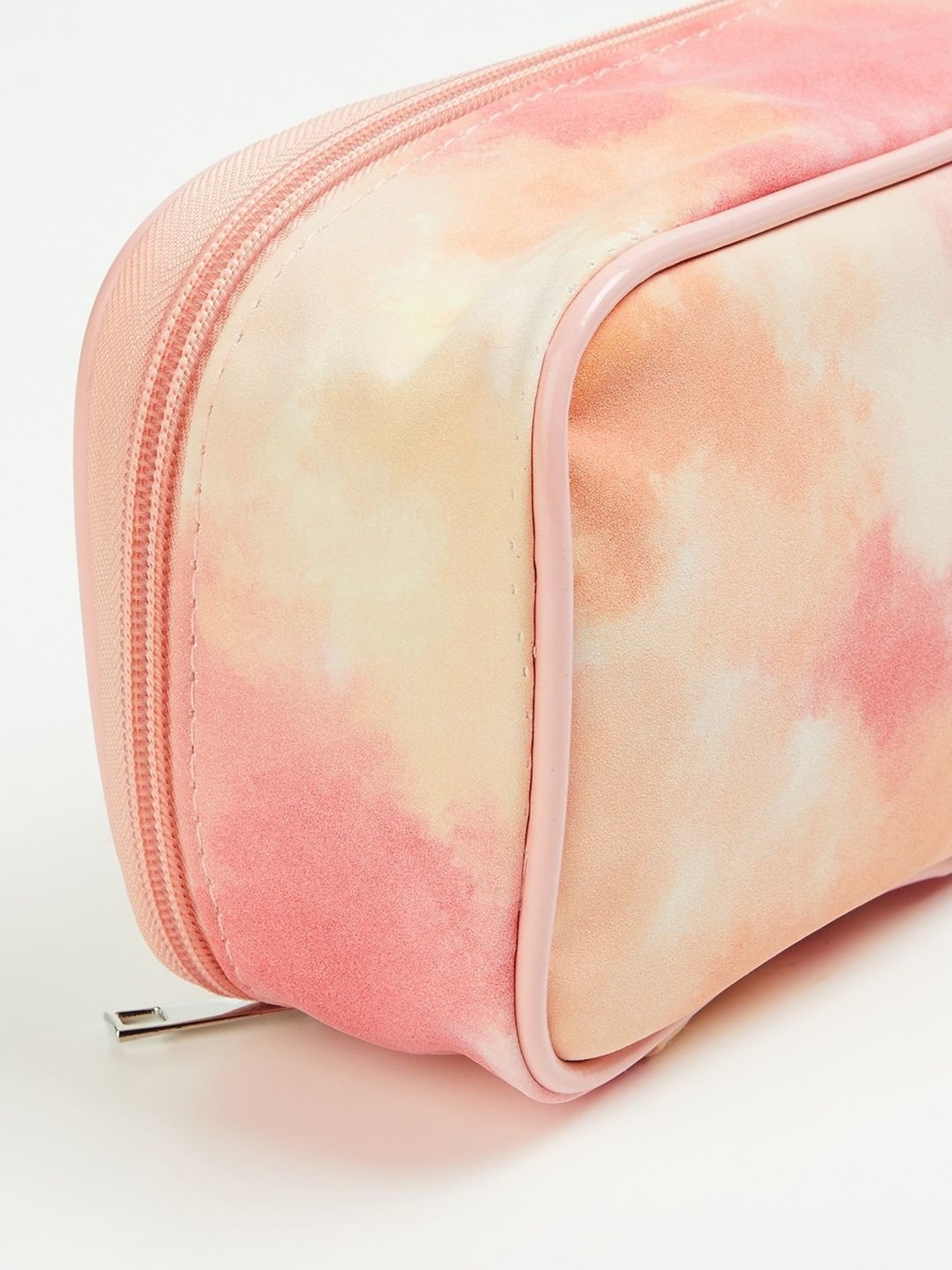 Ginger by Lifestyle Orange Printed Free Size Toiletry Pouch