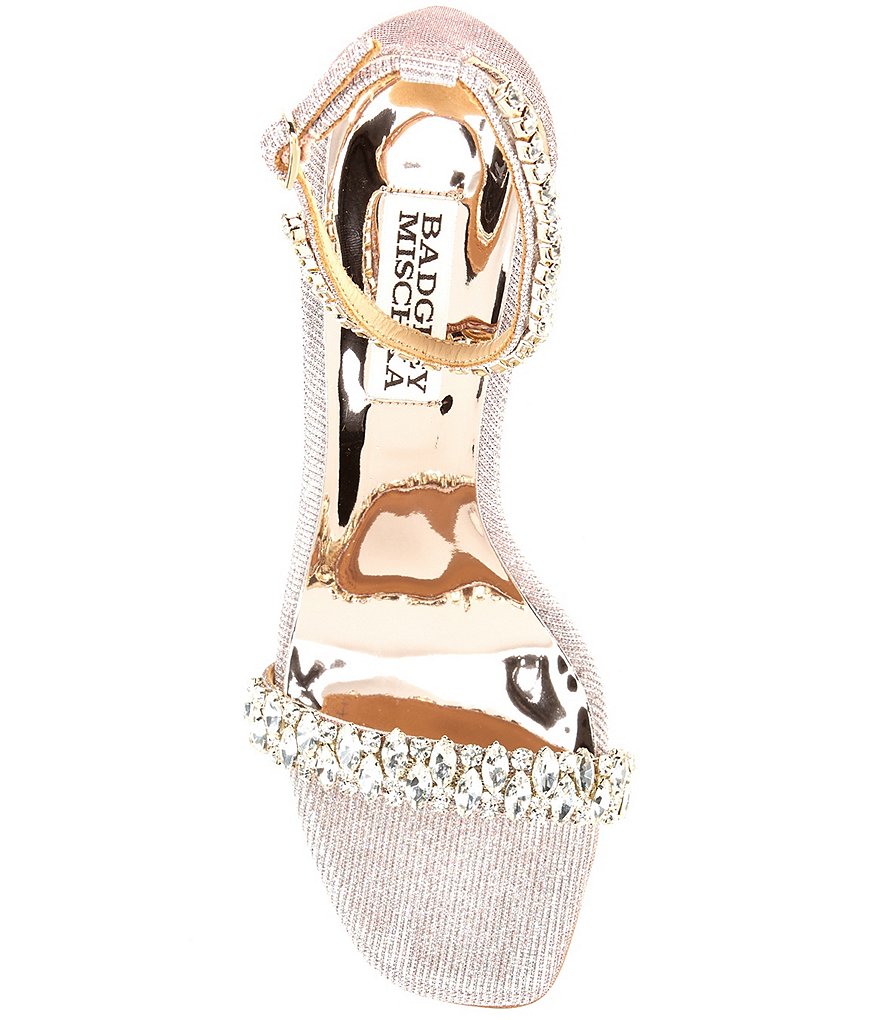 Badgley Mischka Harriet Jewel Embellished Dress Sandals