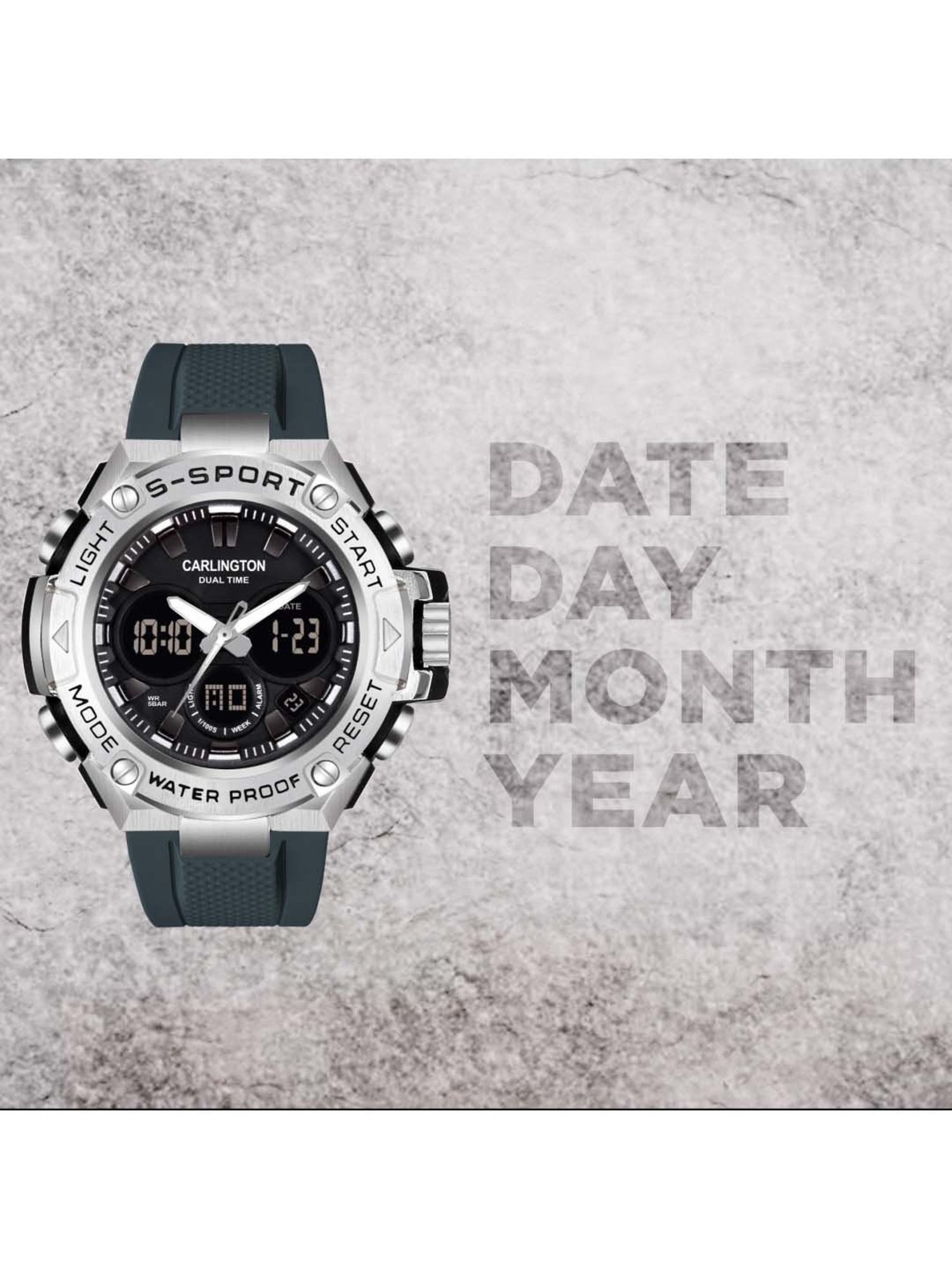 CARLINGTON Endurance 9107 Analog-Digital Watch for Men