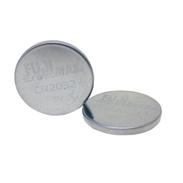 CR2032 Lithium Coin Cell Batteries, 2 Pack