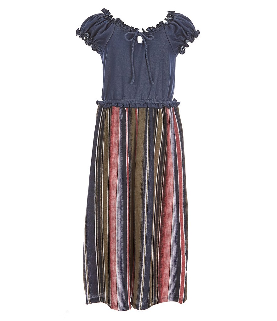 Habitual Big Girls 7-16 Ruffle-Trim Romper