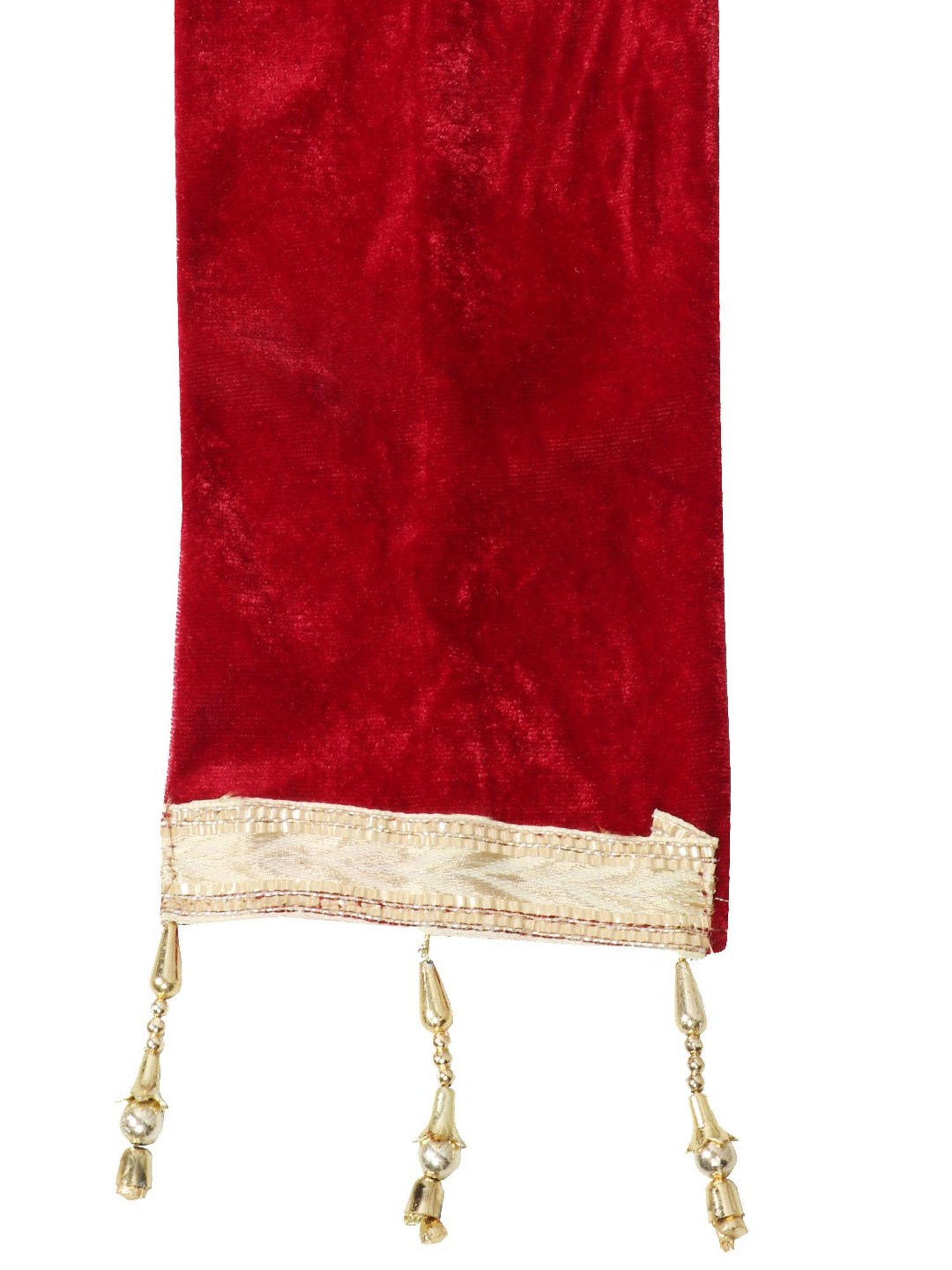 SG LEMAN Maroon Regular Fit Stole