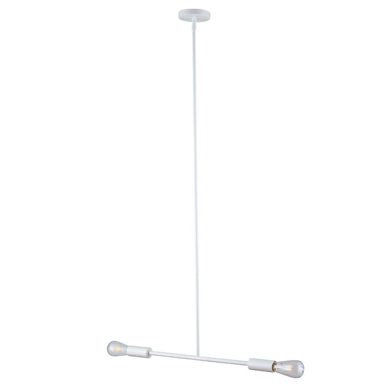 52" Kelvingston Island Pendant Lamp White - Aiden Lane