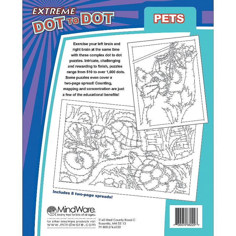 MindWare Extreme Dot To Dot: Pets - Brainteasers