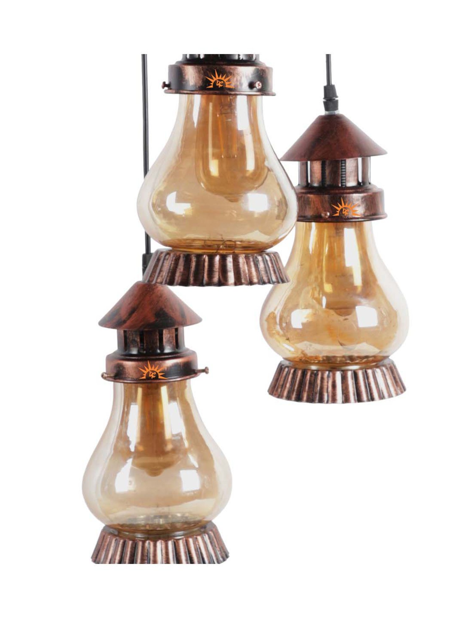 DecorativeRay Transparent Hanging Light - Set of 1