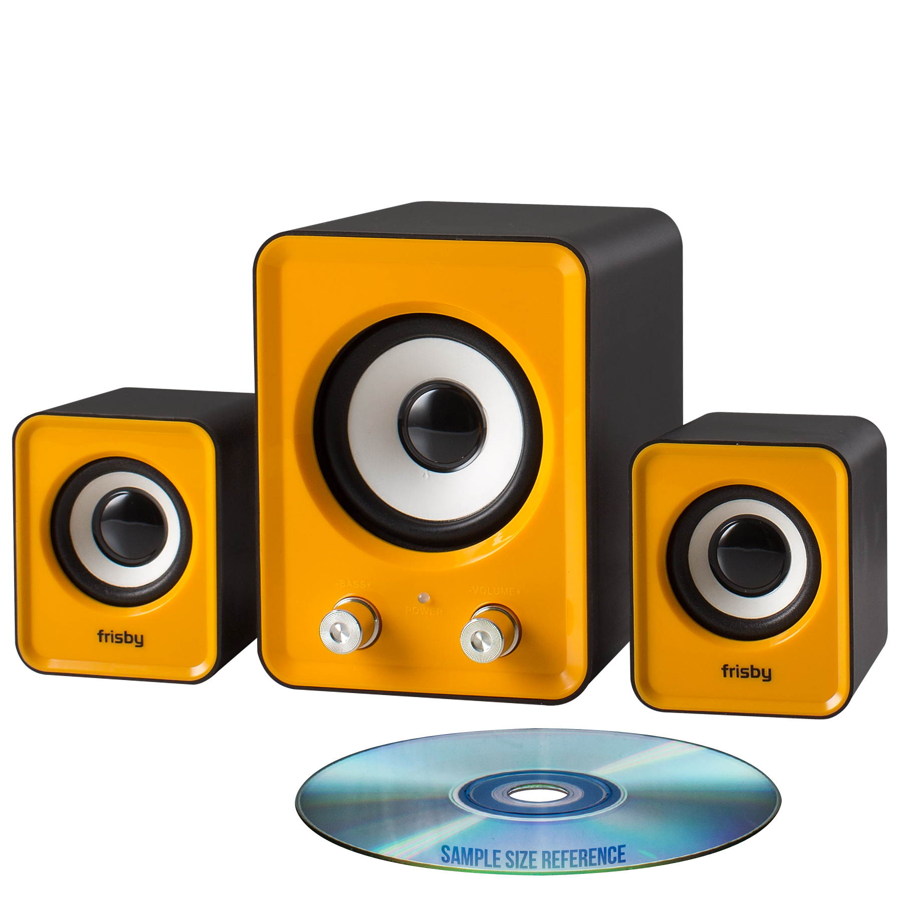 Frisby FS-2700 USB Powered 2.1 CH PC Desktop Computer Notebook Laptop Woofer Speaker System