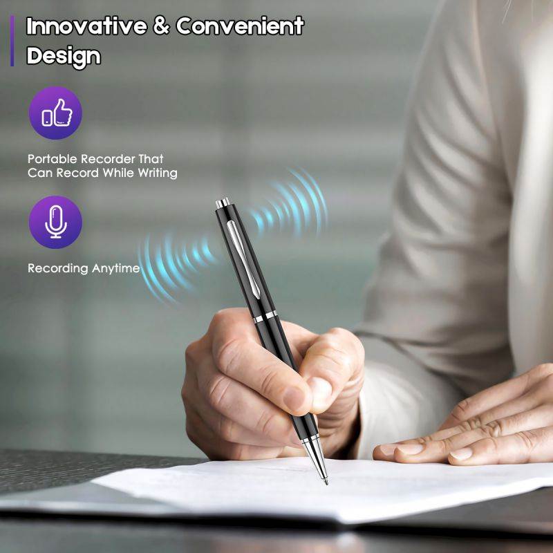 High-definition digital voice recorder long-distance noise reduction mini recording voice control recording meeting student class recorder