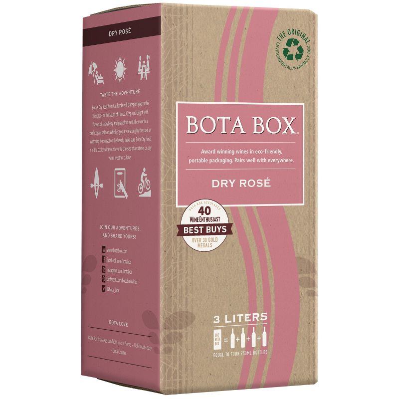 Bota Box Dry Rose Wine - 3L Box