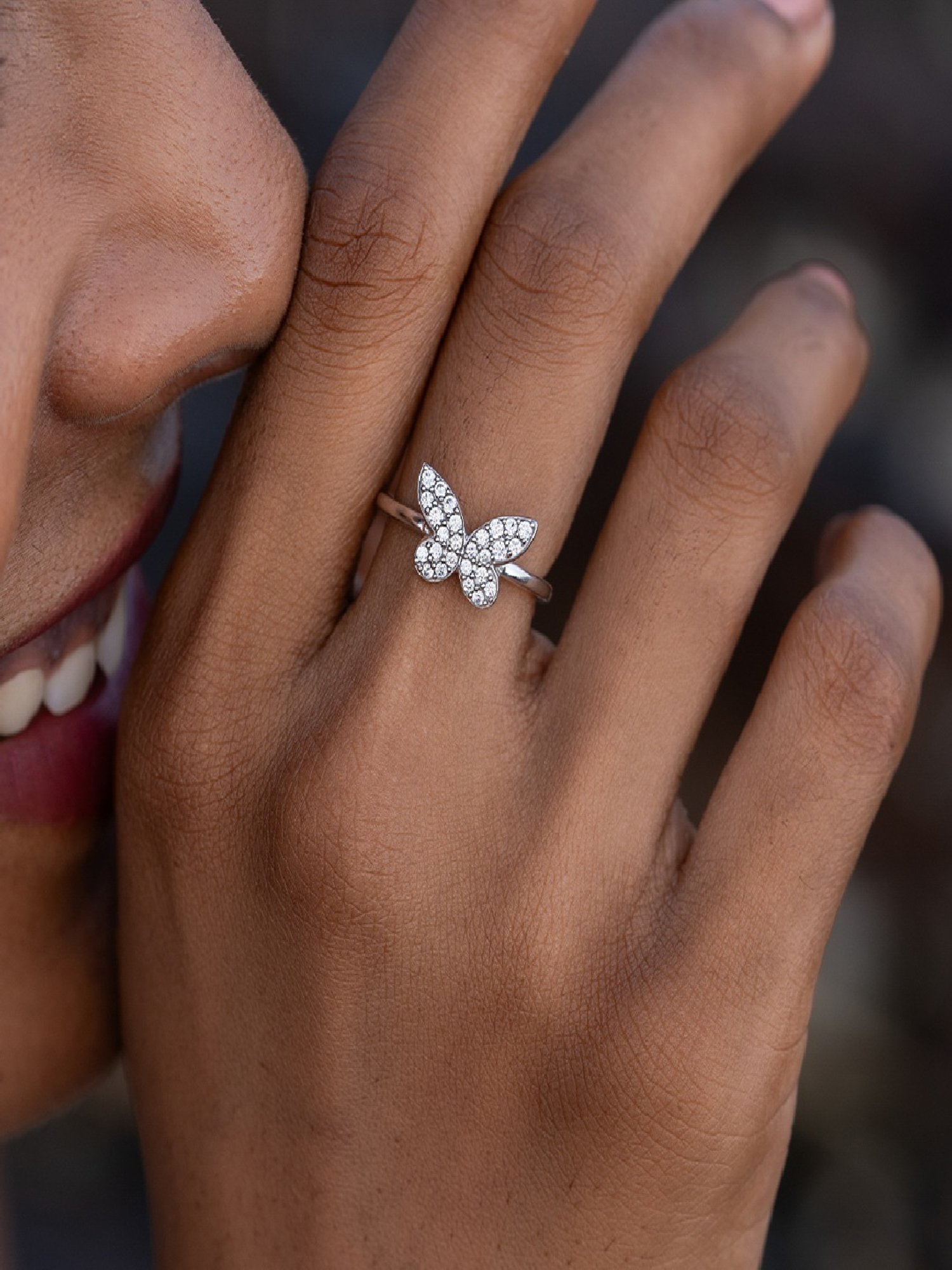 GIVA 925 Silver Pearly Bloom Ring for Women & Girls