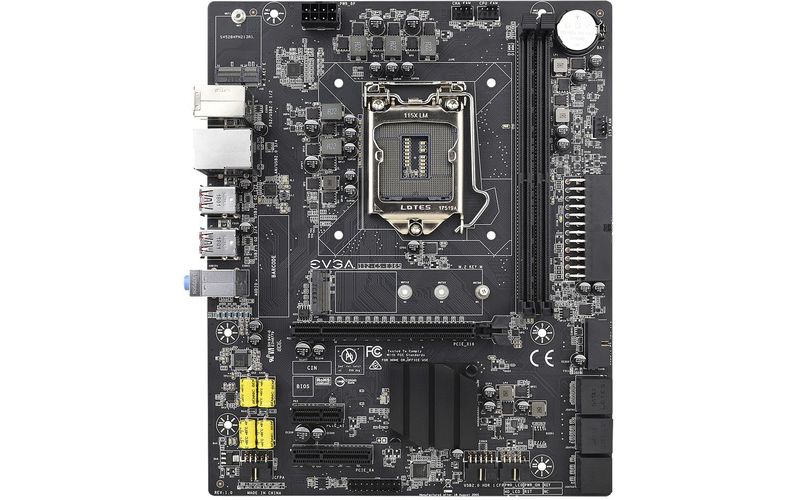 EVGA B360 Micro Gaming Desktop Motherboard - Intel Chipset - Socket H4 LGA-1151 - 32 GB DDR4 SDRAM Maximum RAM - DIMM, UDIMM - 2 x Memory Slots